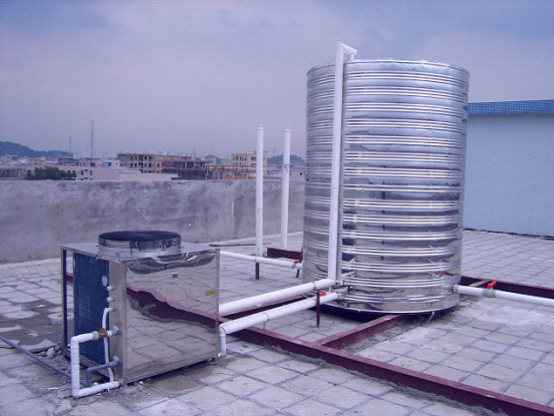 荆州美容院热水工程 ​_空气能回水系统改如何安装！