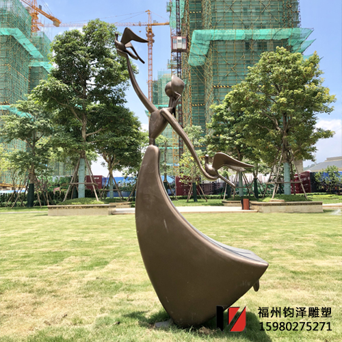 福清恒大城玻璃钢雕塑定制制作
