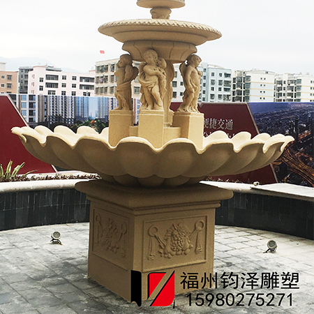 福清凯景地产水钵雕塑厂家设计
