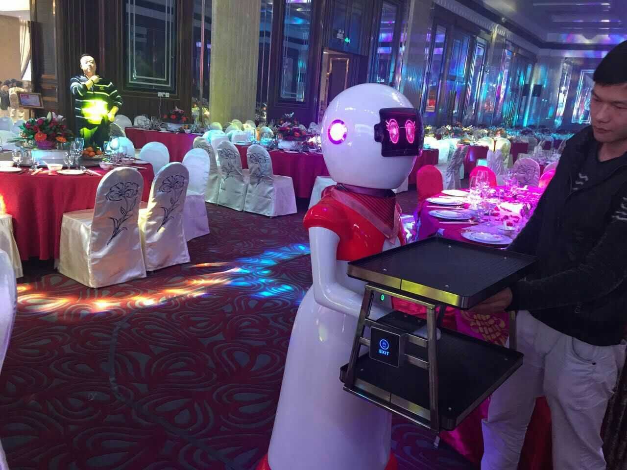 云南餐厅机器人浅谈智能餐饮市场潜力巨大 迎宾机器人成重要突破口