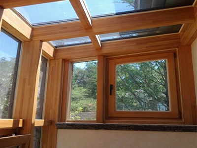 沈阳铝包木阳光房厂家告诉你铝包木门窗质量识别小方法
