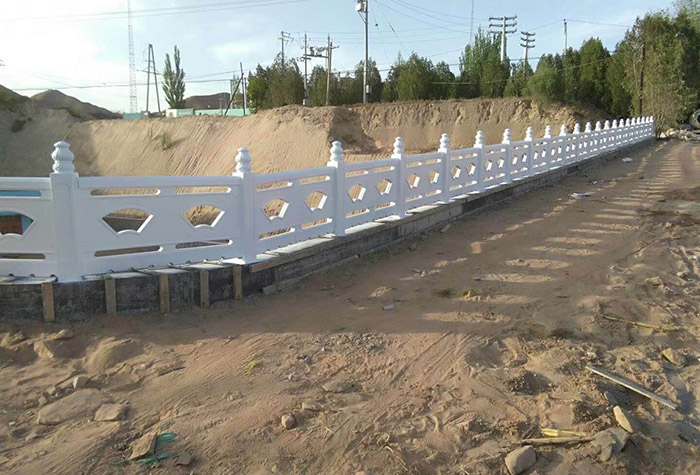 靖远第一泵站水泥围栏施工工程