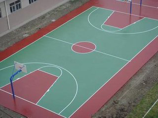 甘肅硅pu籃球場工程施工