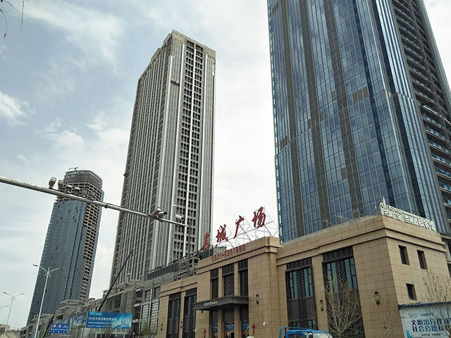 兰州名城广场轻质隔墙板项目