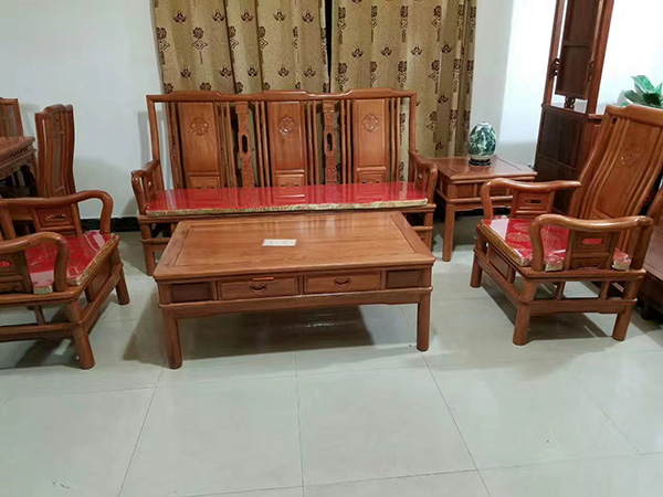 中式实木沙发