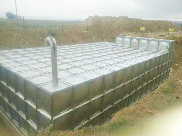 酒泉7號基地BDF地埋式水箱安裝