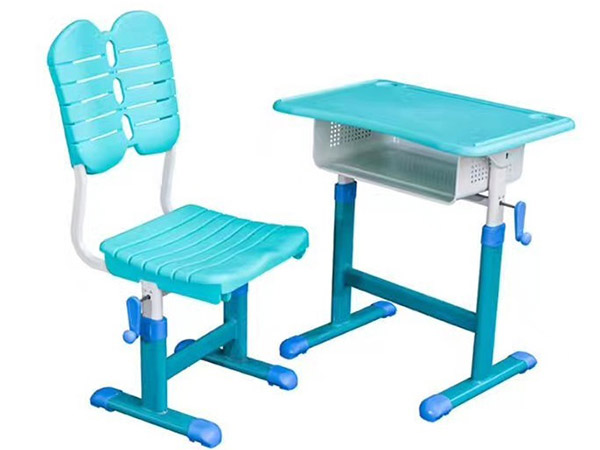 ABS环保塑料单人课桌椅