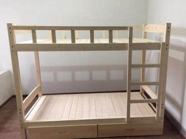 实木高低床