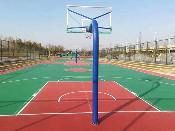 隴南市宕昌中學硅PU球場籃球場