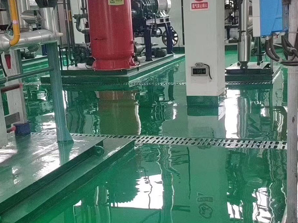 東鄉縣生活垃圾處理廠聚氨脂超耐磨樹脂地坪