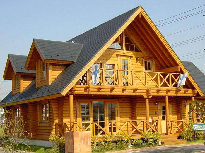 防腐木木屋木結構的房屋不牢固