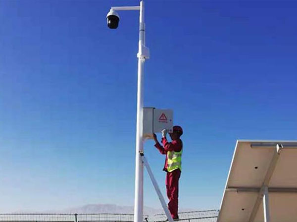 甘肅中聯為青海黃河水電公司安裝無線視頻監控系統