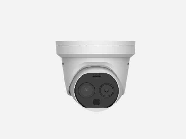 ?？禍y溫攝像機-專業型智能人體測溫雙光半球