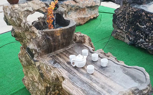 石材流水茶桌