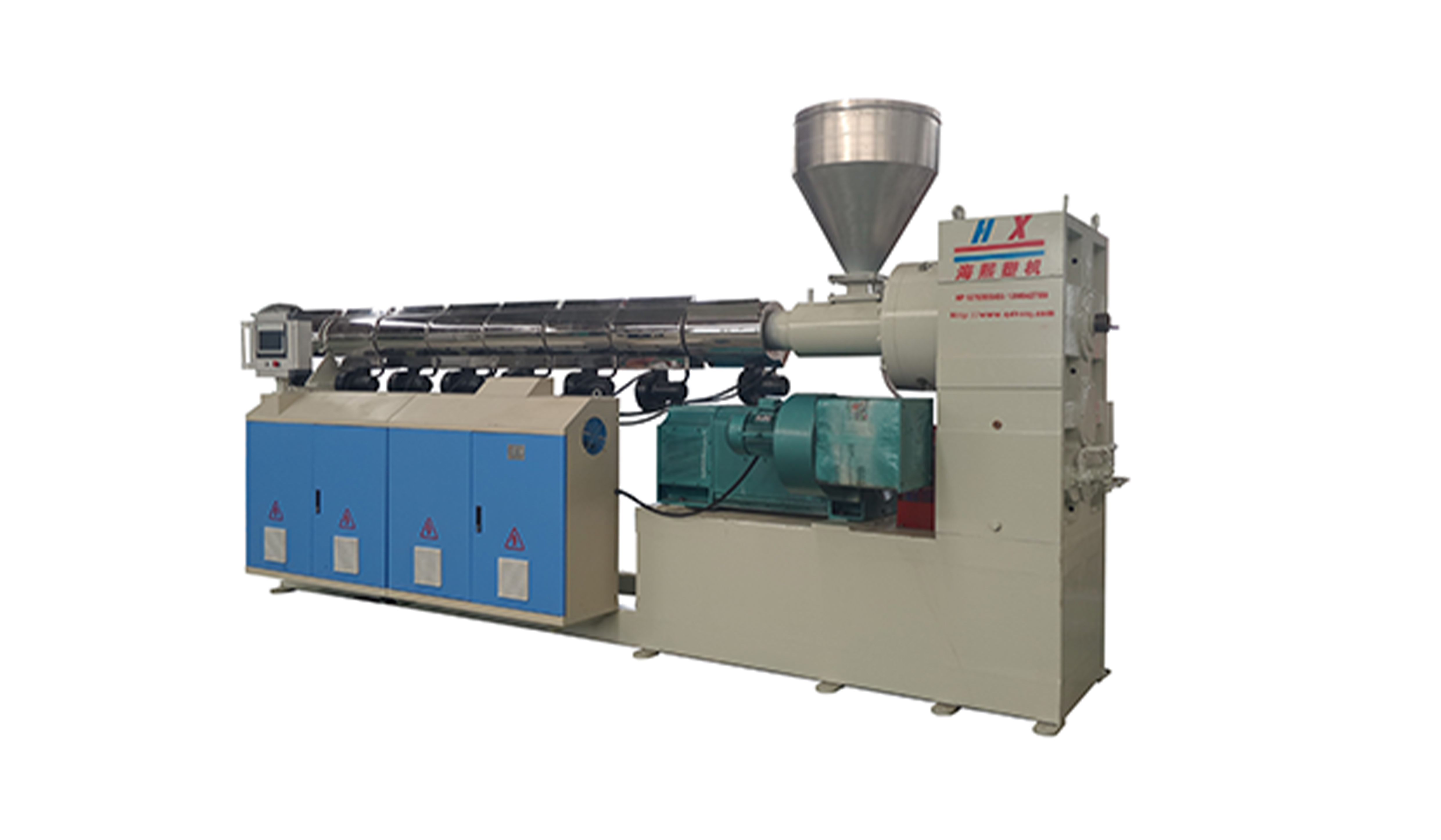 Structure characteristics of extruder for vacuum sizing production line