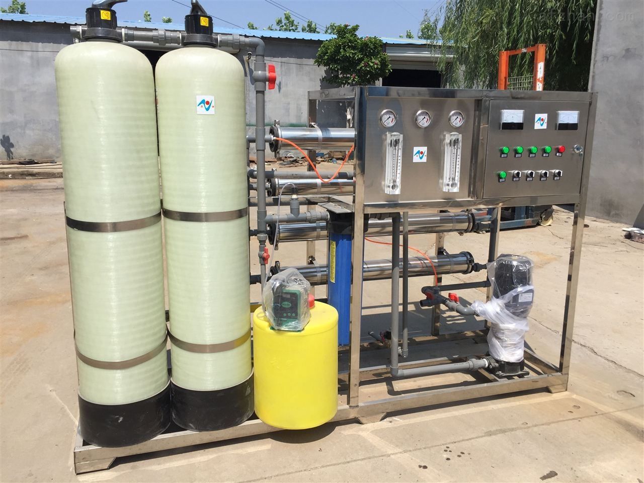 潍坊/济南关于纯净水设备预处理反洗一般三天为一周期