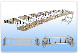 华意机床附件专业生产TL155型钢制拖链