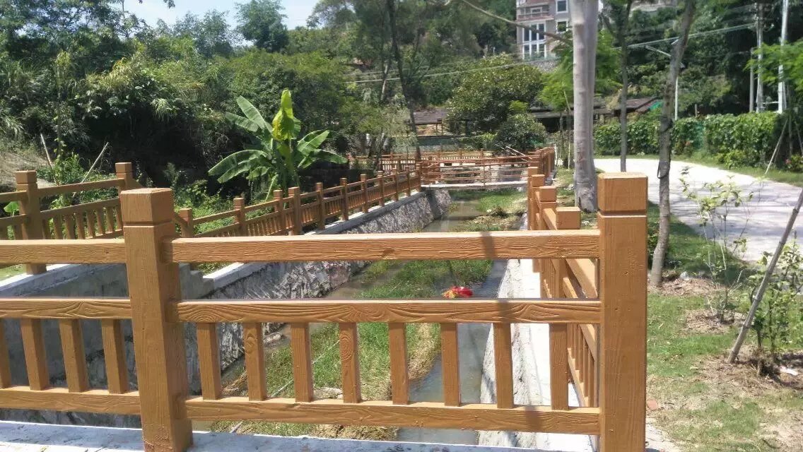 湖南仿木护栏安装到那个阶段需要清洁清理