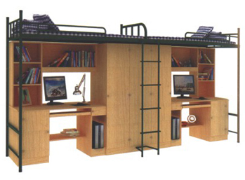 新疆昊钰金属五金家具厂专业生产校用家具、可定制的学生上下床做工精细品质优良