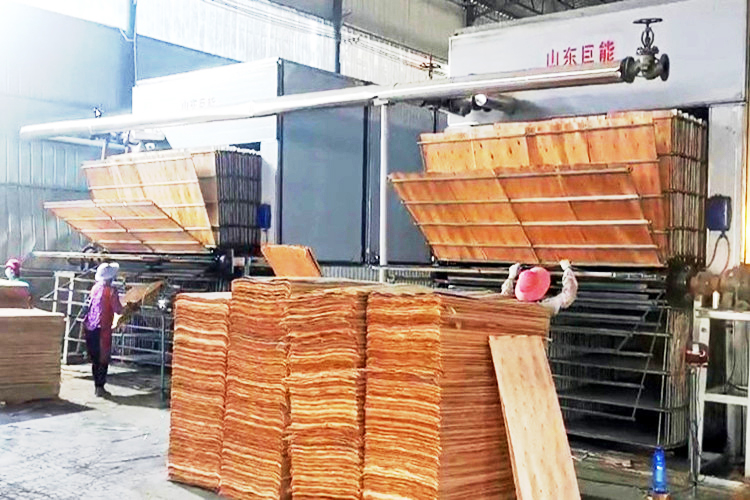 单板烘干机生产木皮干燥设备发货现场-江苏客户