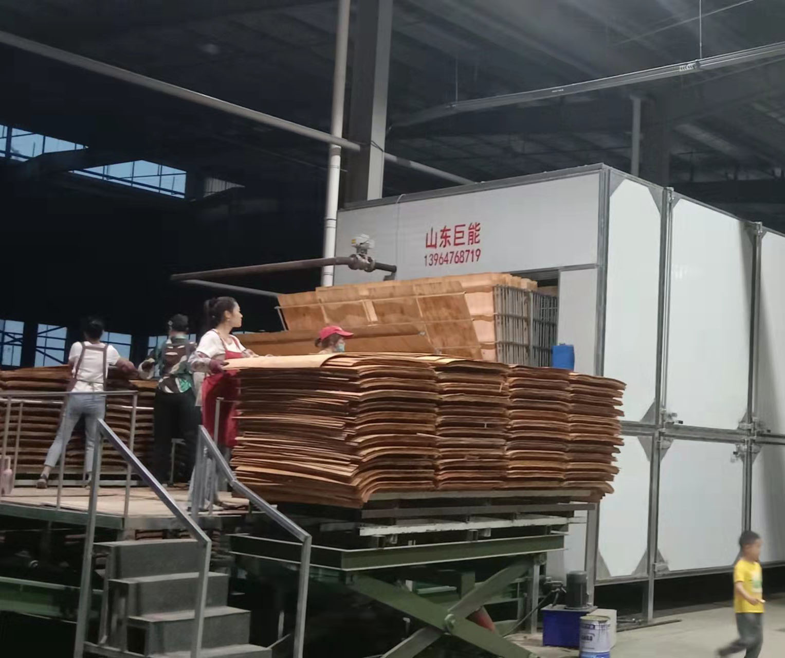 立装单板烘干设备