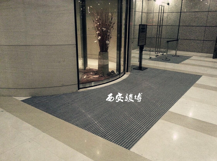 高质量门厅铝合金防尘地毯门垫-西安厂家定制中心