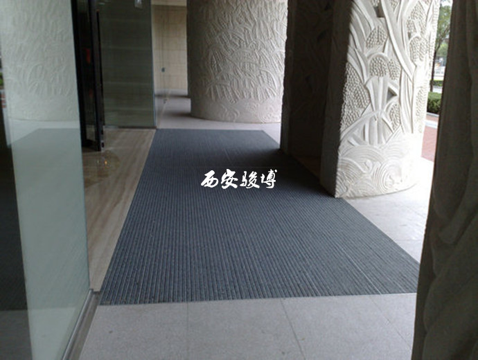 铝镁合金地毯可定制铝合金除尘地垫-框架式 坑位嵌入式 防尘垫