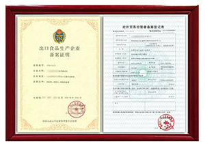 进出口资质证书
