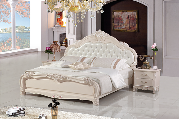 公主婚床在设计上给生活紧张的现代人带来宁静舒心的享受