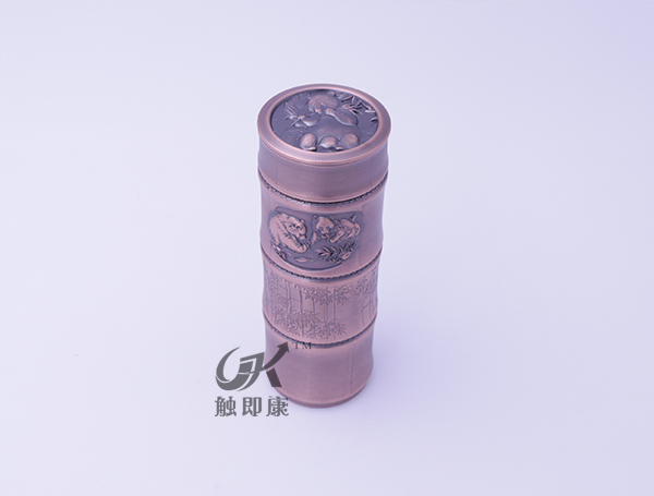 云南竹节纯紫铜保温杯