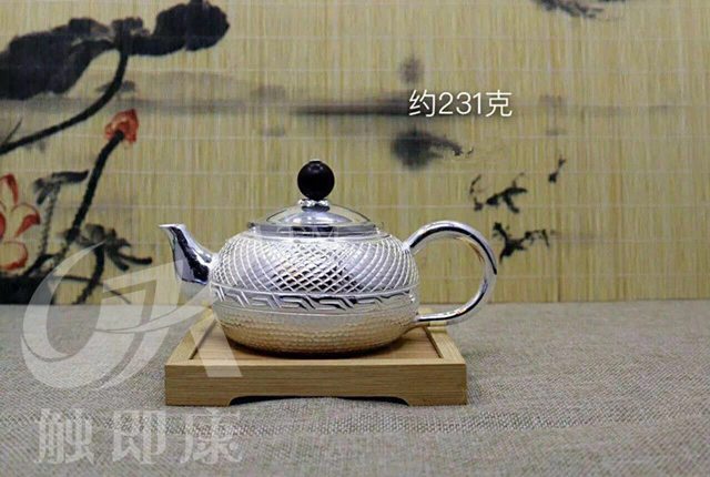 昆明银壶模具-纯手工一体银茶壶