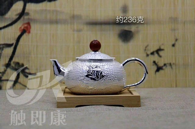 昆明银壶模具-纯手工一体银茶壶