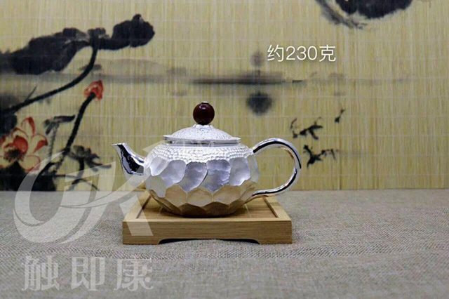 昆明银壶模具-纯手工一体银茶壶