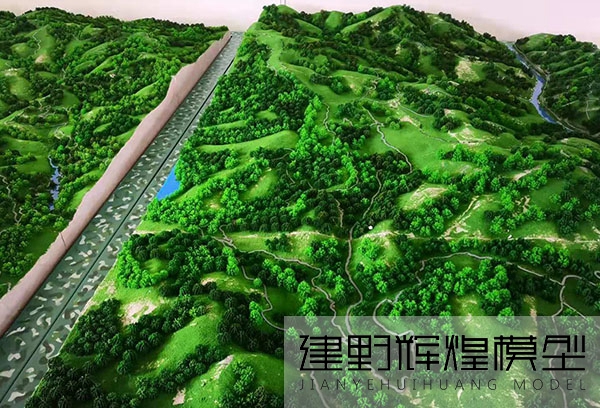 昆明高速公路沙盘模型 