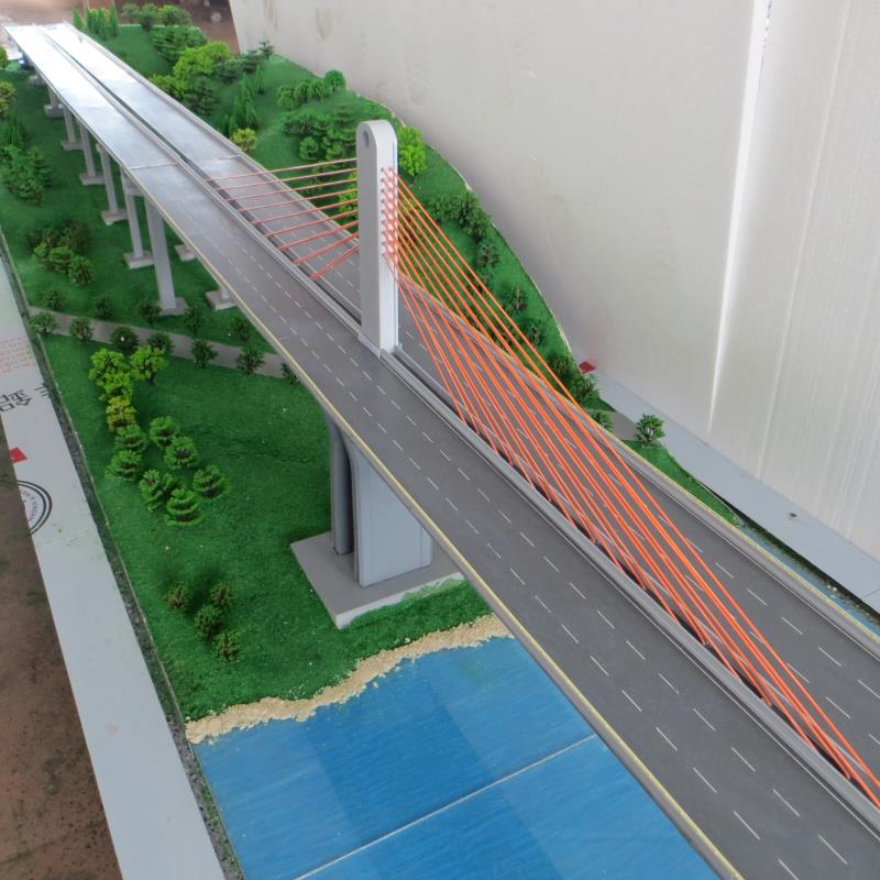 公路沙盘模型规划畅行未来的交通网络