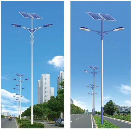 昆明太阳能路灯厂家|为什么要安装双头LED太阳能路灯？