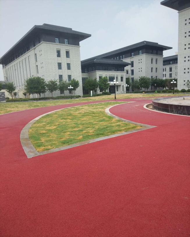 泾河新城景观提升改造彩色透水混凝土路面工程项目