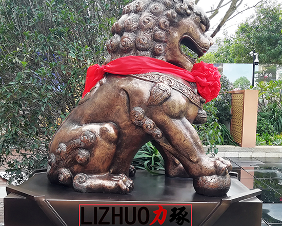 晋江大唐云府狮子雕塑