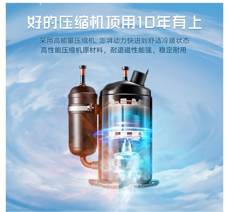 美的定速冷暖空调风语者挂机