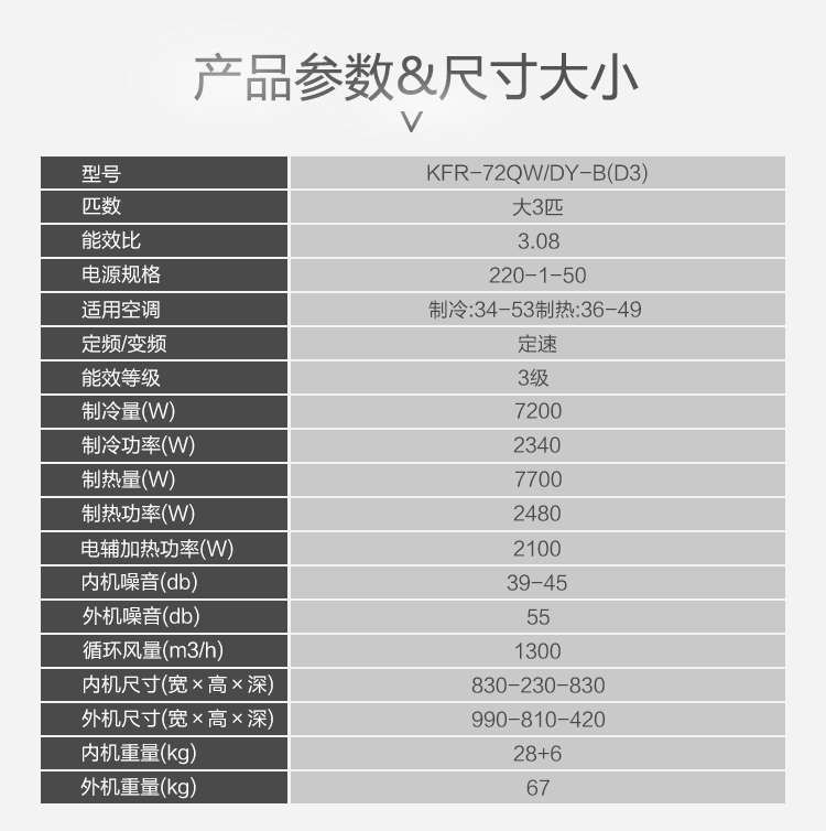 美的定速天花机
