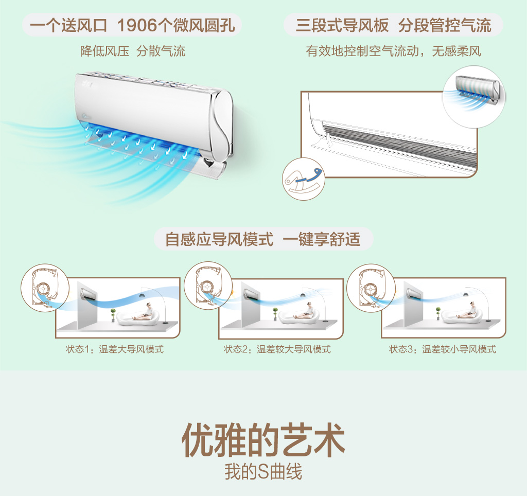 美的舒适星变频挂机TA201