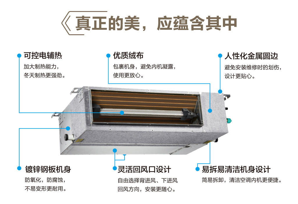 美的酷風(fēng)1.5匹定速風(fēng)管機(jī)