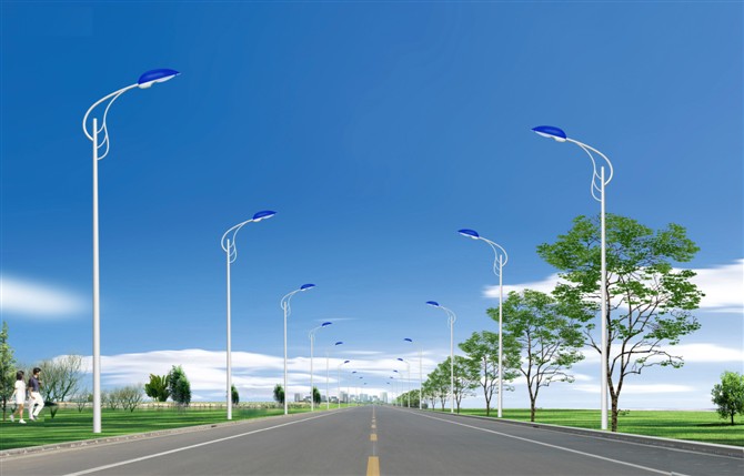 八角杆生产厂家跟大家分享太阳能路灯如何定位安装