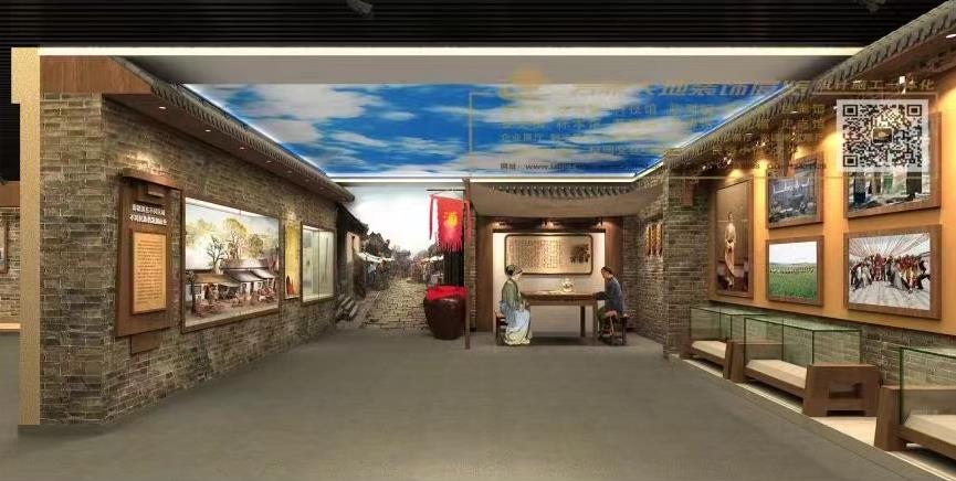 寧夏銀川企業展廳設計