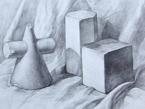 素描静物怎么画