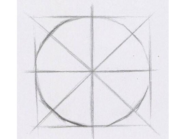 素描球体画教程