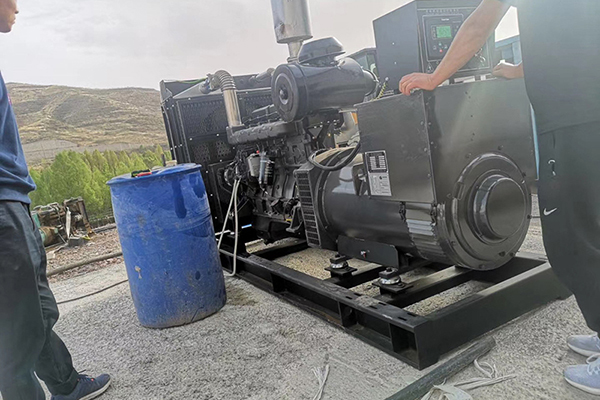 2臺350kw機組發往隧道工地