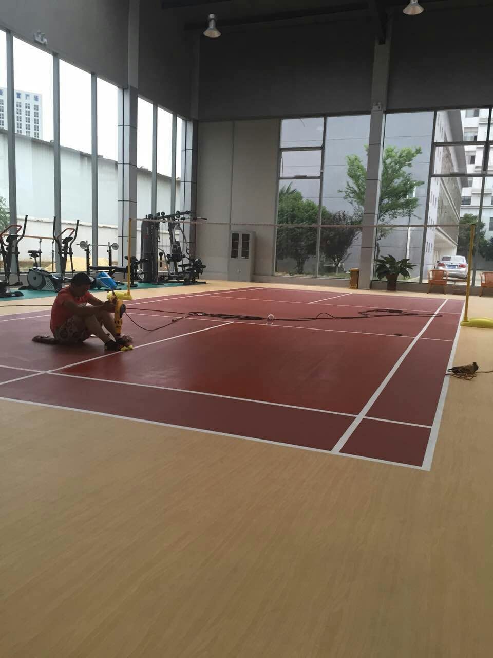 滁州硅pu木纹地板，优质的硅pu木纹地板【南京名第体育】优质服务，质量保障