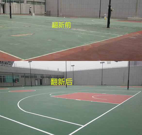 南京篮球场翻新，旧球场怎样翻新,需要的注意事项-名第体育