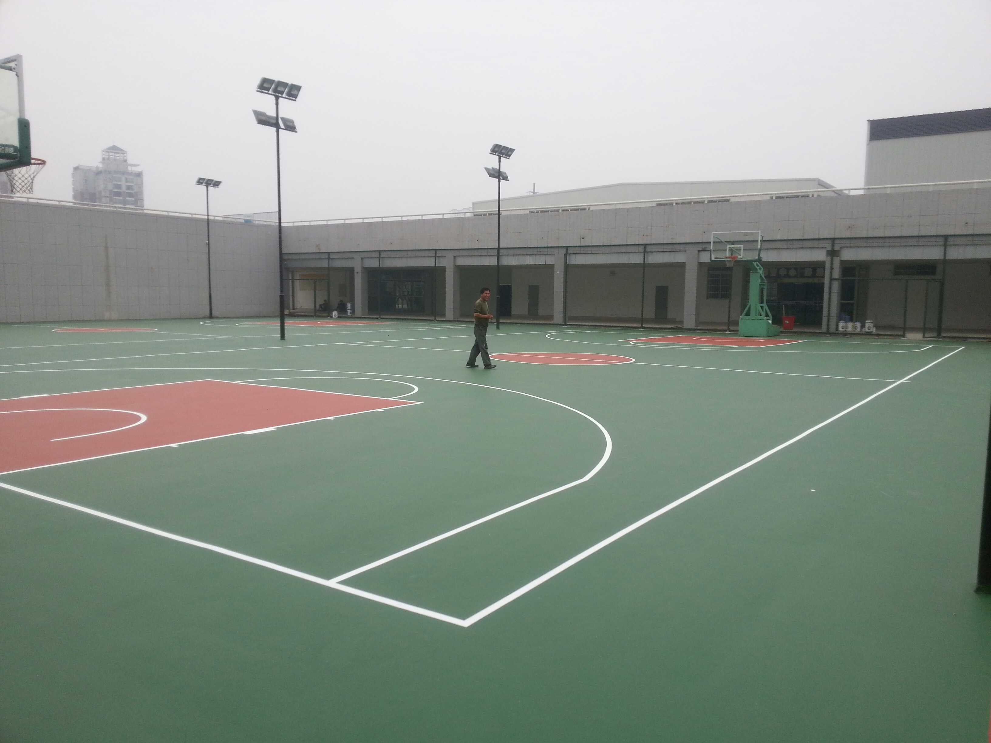 硅pu球場材料特性，優點【南京名第體育】專注品牌材料，高質量施工
